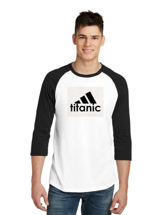 Titanic Classic Adidas Parody Raglan Tee