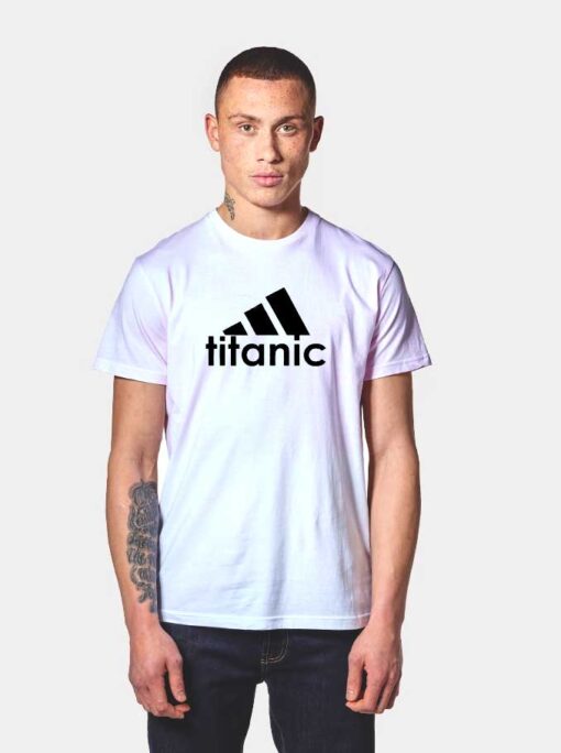 Titanic Classic Adidas Parody T Shirt