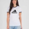 Titanic Classic Adidas Parody Ringer Tee