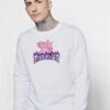 Ugly Peppa Pig Flame Thrasher Parody Sweatshirt