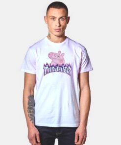 Ugly Peppa Pig Flame Thrasher Parody T Shirt