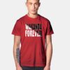 Wakanda Forever Black White RIP T Shirt