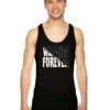 Wakanda Forever Black White RIP Tank Top