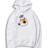 White Angry Bird X Adidas Logo Hoodie