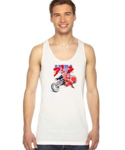 Akira Kaneda Japanese Anime Racer Tank Top