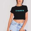 Among Us Crewmate Clear Logo Crop Top Shirt