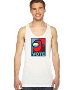 Among Us Election Vote Red For Impostor Tank Top