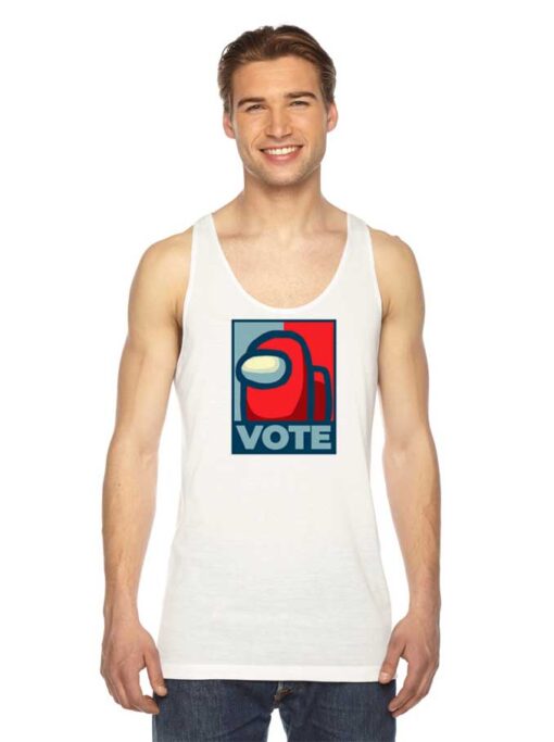 Among Us Election Vote Red For Impostor Tank Top