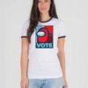 Among Us Election Vote Red For Impostor Ringer Tee