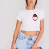 Among Us Red Impostor Pocket Style Crop Top Shirt