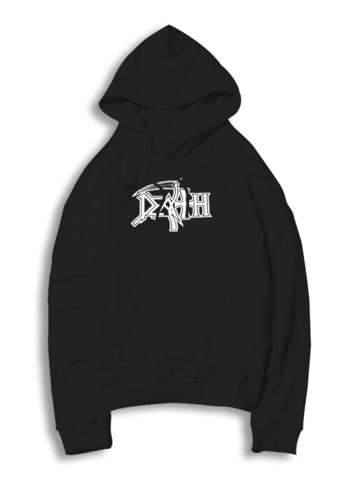 Authentic Grim Reaper Scythe Logo Hoodie