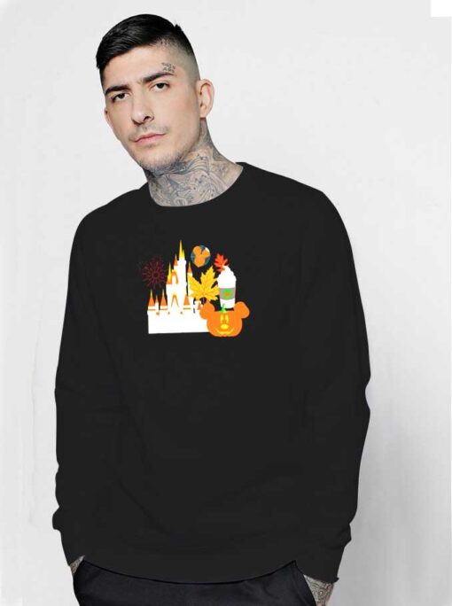 Autumn Kingdom Disney Castle Halloween Sweatshirt