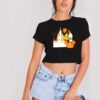 Autumn Kingdom Disney Castle Halloween Crop Top Shirt