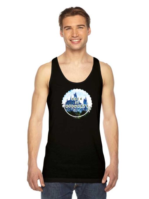 Back to Hogwarts Bottle Badge Logo Tank Top