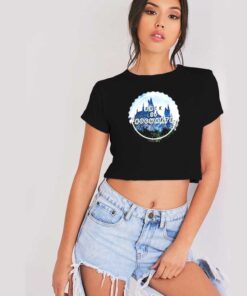 Back to Hogwarts Bottle Badge Logo Crop Top Shirt