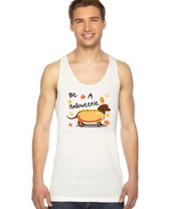 Be A Halloweenie Hotdog Costume Halloween Tank Top