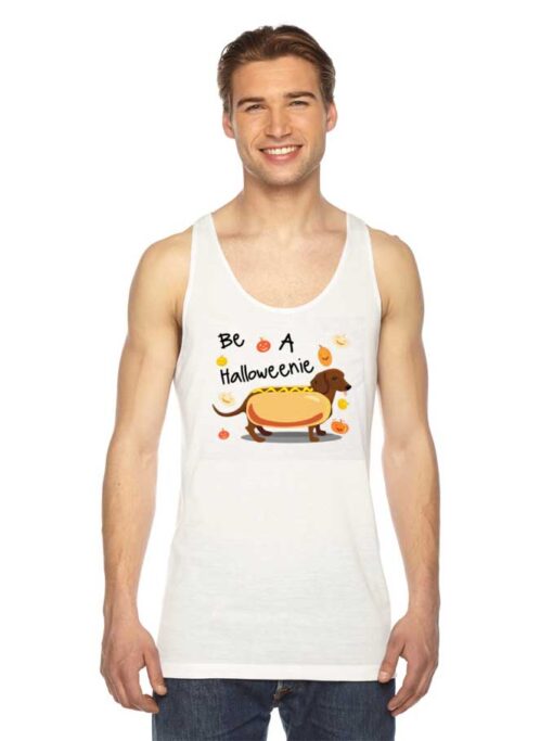 Be A Halloweenie Hotdog Costume Halloween Tank Top