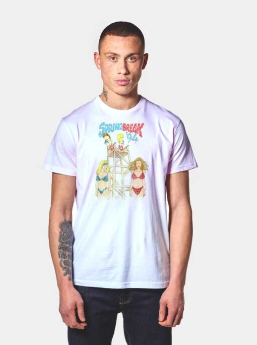 Beavis And Butthead Spring Break 1994 Beach T Shirt