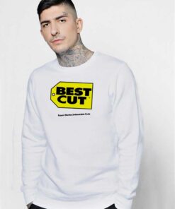 Best Cut Expert Barber Price Tag Sweatshirt