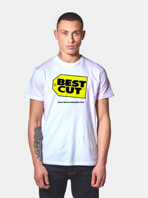 Best Cut Expert Barber Price Tag T Shirt