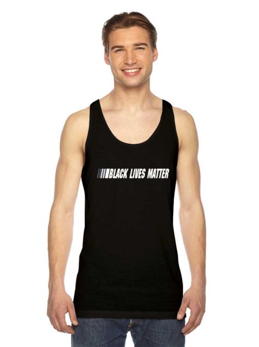 Black Lives Matter Nascar Logo Tank Top