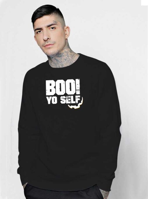 Boo Yo Self Halloween Sweatshirt