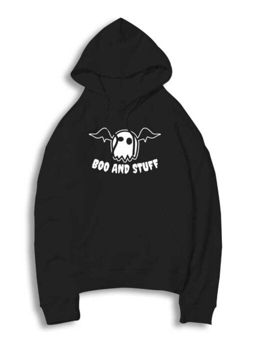 Boo and Stuff Devil Wings Halloween Hoodie