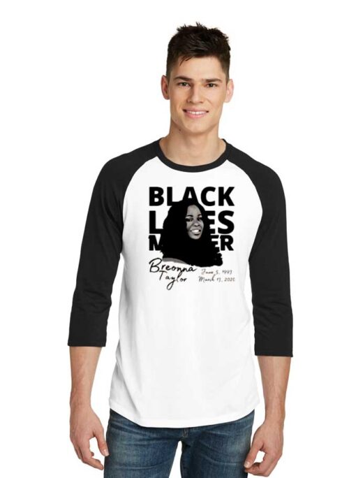 Breonna Taylor Black Lives Matter Raglan Tee