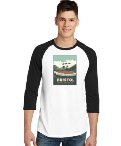 Bristol Motor Speedway Jet Nascar Raglan Tee