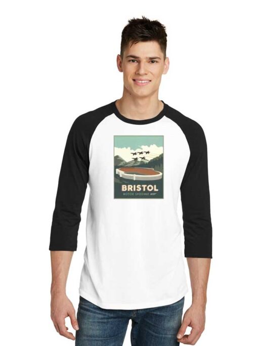 Bristol Motor Speedway Jet Nascar Raglan Tee