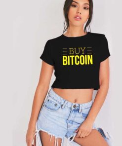 Buy Bitcoin Best Buy Crypto Logo Crop Top Shirt