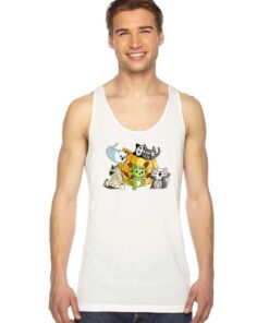 Catoween Cosplaying Halloween Cats Tank Top