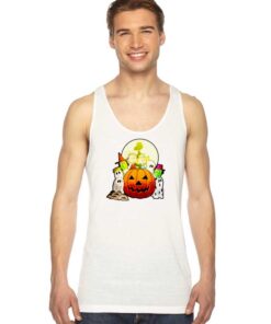 Charlie Brown Family Halloween Pumpkin Tank Top