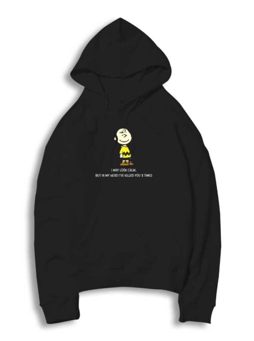 Charlie Brown I've Killed You 3 Times Hoodie