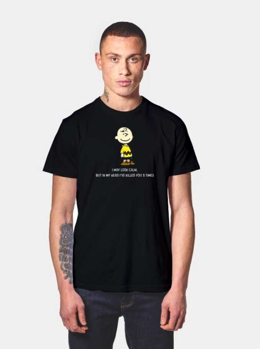 Charlie Brown I've Killed You 3 Times T Shirt