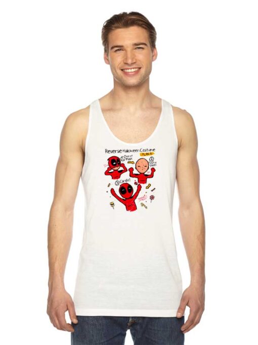 Deadpool Reverse Halloween Costume Idea Tank Top