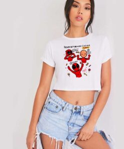 Deadpool Reverse Halloween Costume Idea Crop Top Shirt