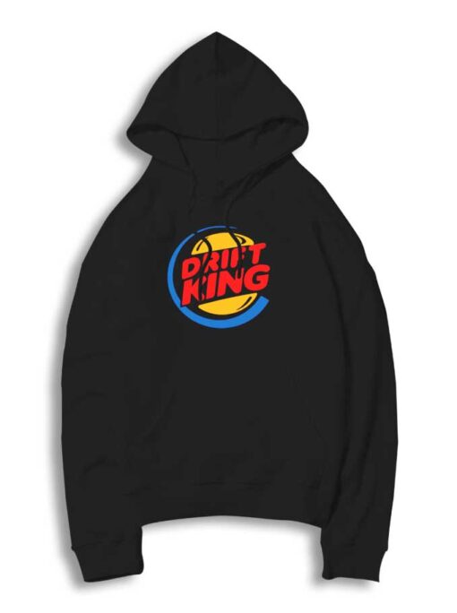 Drift King Burger Car Nascar Logo Hoodie