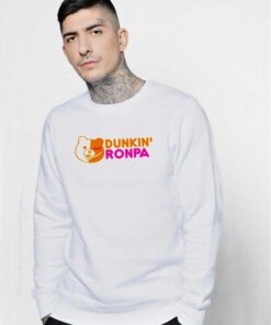 Dunkin Ronpa Black White Bear Donuts Sweatshirt