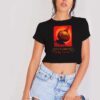 Eat Candy And Play In The Dark Halloween Crop Top Shirt