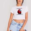 Everybody Who Is The Impostor Among Us Crop Top Shirt