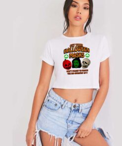 Get Your Halloween Masks Giveaway Crop Top Shirt