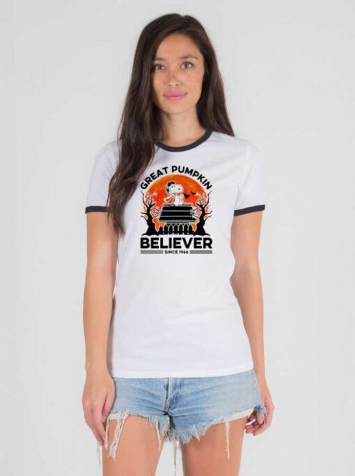 Great Pumpkin Believer Since 1966 Ringer Tee