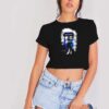 Halloween 10th Doctor Who Police Box Crop Top Shirt