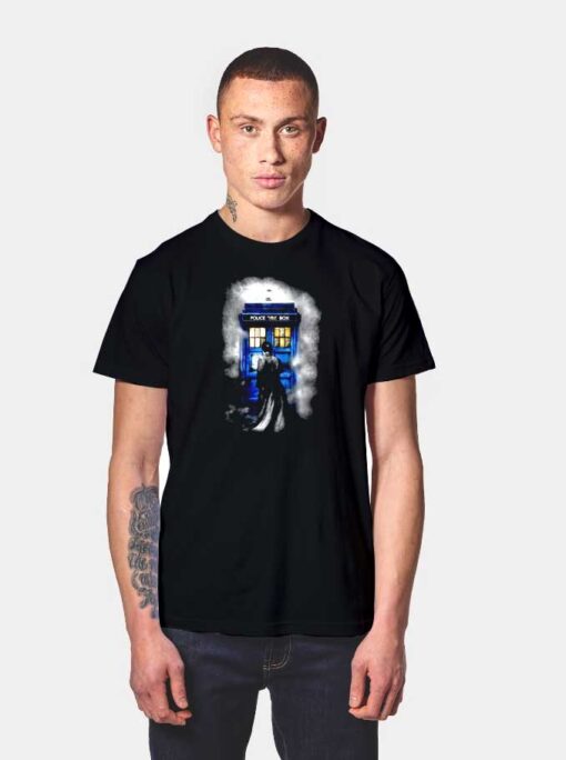 Halloween 10th Doctor Who Police Box T Shirt