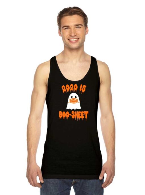 Halloween 2020 Is Boo Sheet Masked Ghost Tank Top