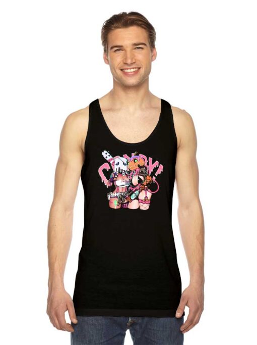 Halloween Candy Sadist Anime Girl Tank Top