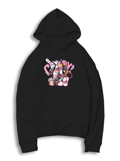 Halloween Candy Sadist Anime Girl Hoodie