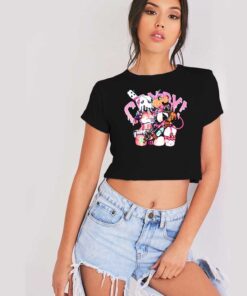 Halloween Candy Sadist Anime Girl Crop Top Shirt