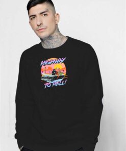 Halloween Car Highway To Hell Sweatshirt